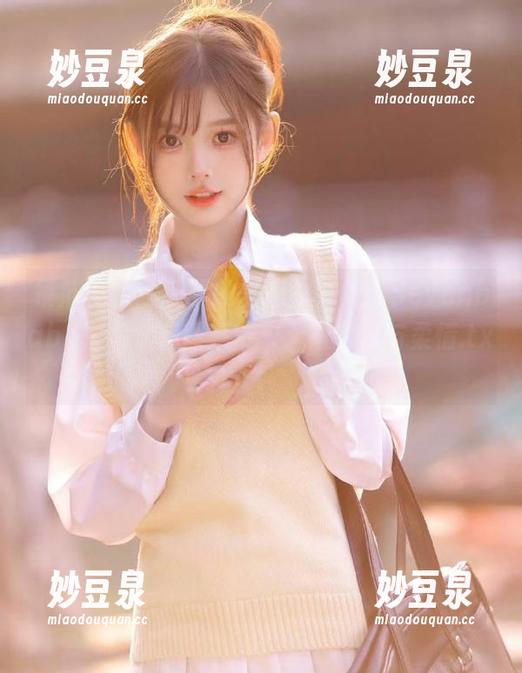 模范学院 - 初夏的气息，柳侑绮Sevenbaby白裙全套图集带来无限清凉与柔情.txt